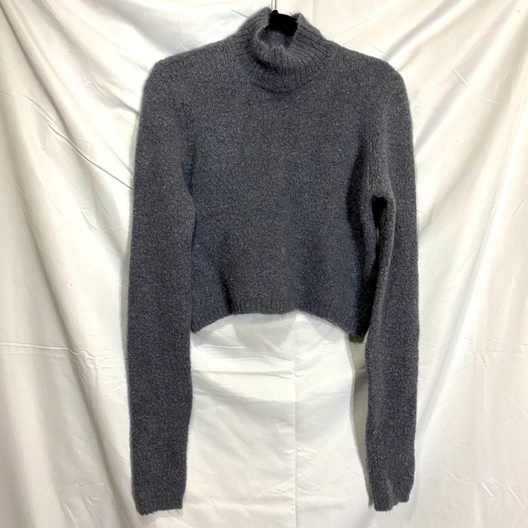 Express Mohair Cropped Sweater L Extra 